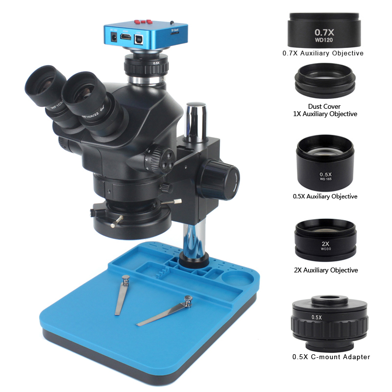 Zestaw Mikroskopu Stereoskopow – Simul-Focal Industrial Microscope 4K Hdmi recenzja i cena