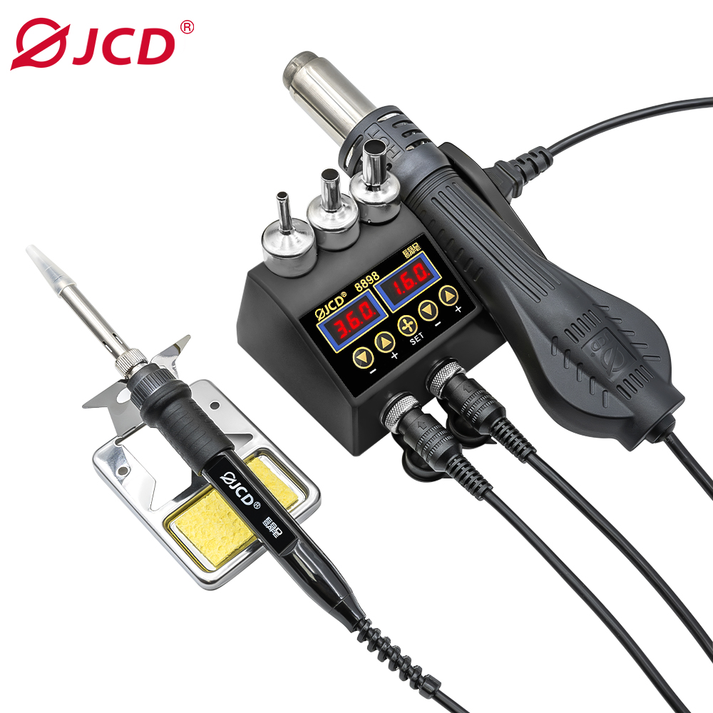 JCD 2 w 1 Stacja lutownicza 75 – 2 In 1 Soldering Rework Station 750W recenzja i cena