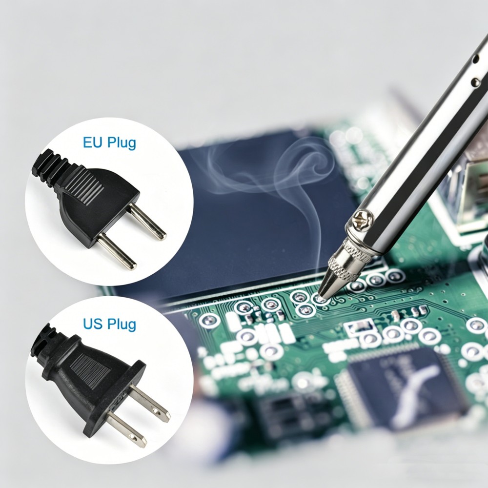 Lutownica elektryczna AC 220V, – Desoldering Pump Electric Vacuum Station recenzja i cena