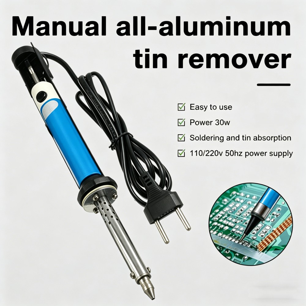 Lutownica elektryczna AC 220V, – Desoldering Pump Electric Vacuum Station recenzja i cena
