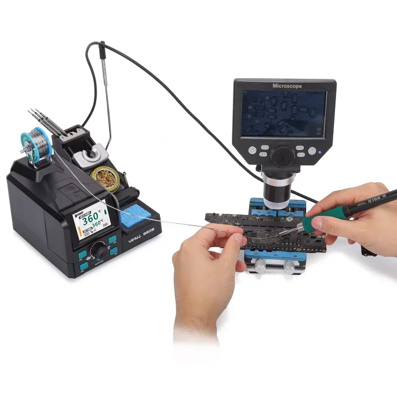 Stacja lutownicza cyfrowa 982D – C210 Precision Soldering Station recenzja i cena