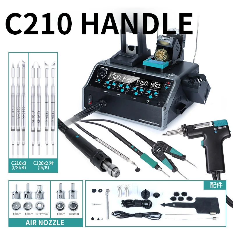 Stacja do odlutowywania 5 w 1, – C210 Precision Soldering Station recenzja i cena