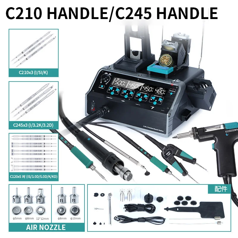 Stacja do odlutowywania 5 w 1, – C210 Precision Soldering Station recenzja i cena