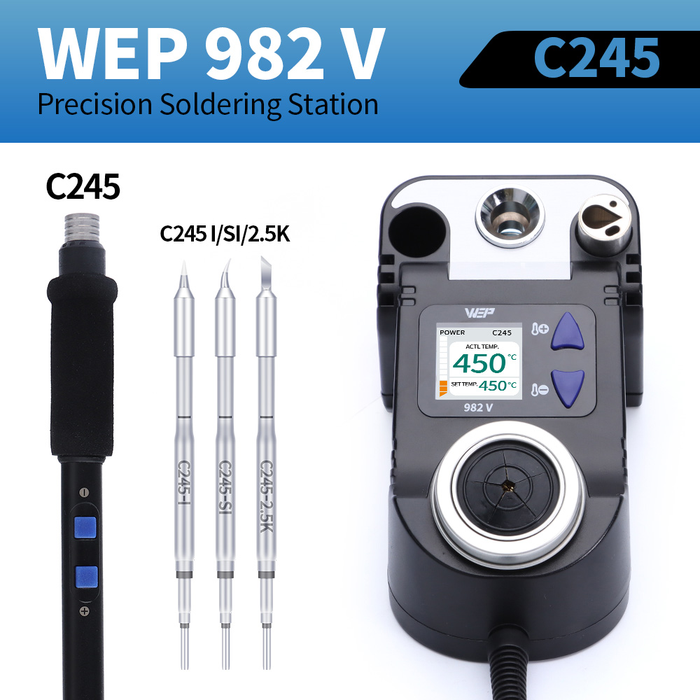 Zestaw precyzyjnego lutownika  – C210 Precision Soldering Station recenzja i cena