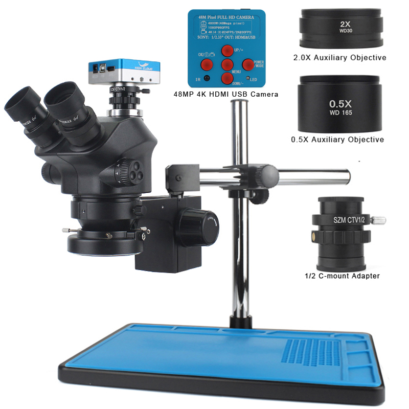 Kamera wideo 48MP 4K HDMI USB  – Simul-Focal Industrial Microscope 4K Hdmi recenzja i cena