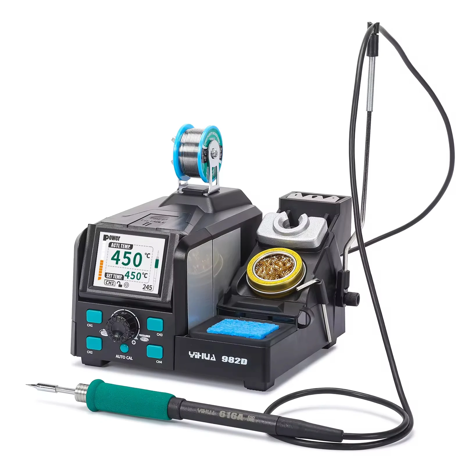 Stacja lutownicza cyfrowa 982D – C210 Precision Soldering Station recenzja i cena