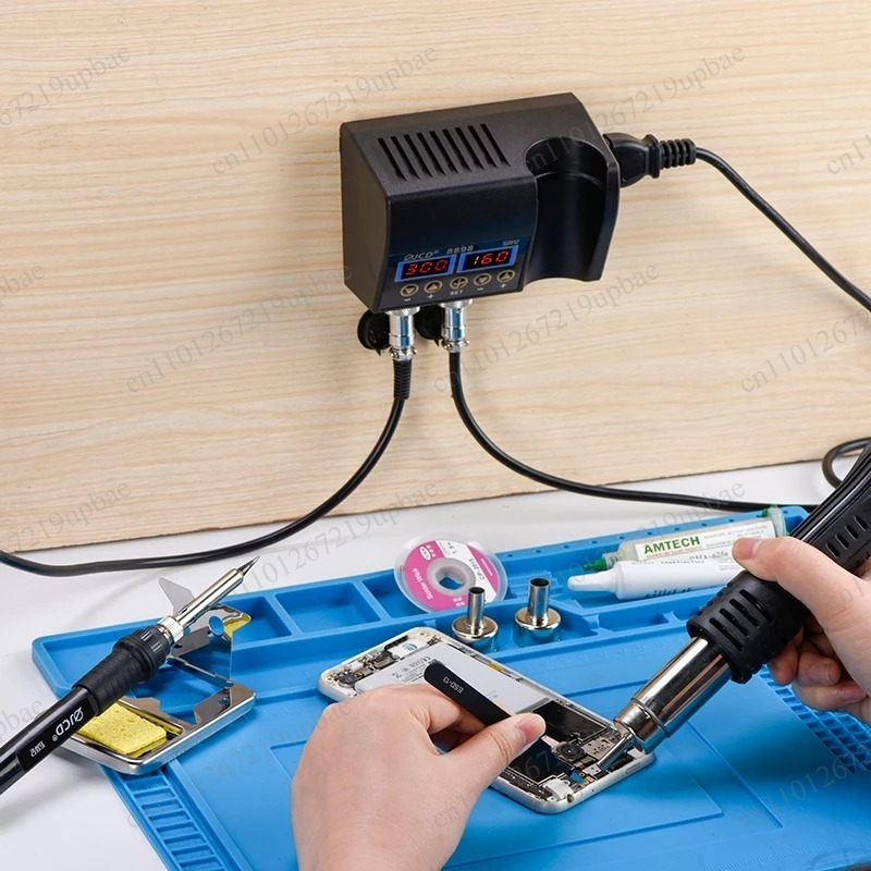 8898 2‑w‑1 750W Cyfrowa Stacja – 2 In 1 Soldering Rework Station 750W recenzja i cena