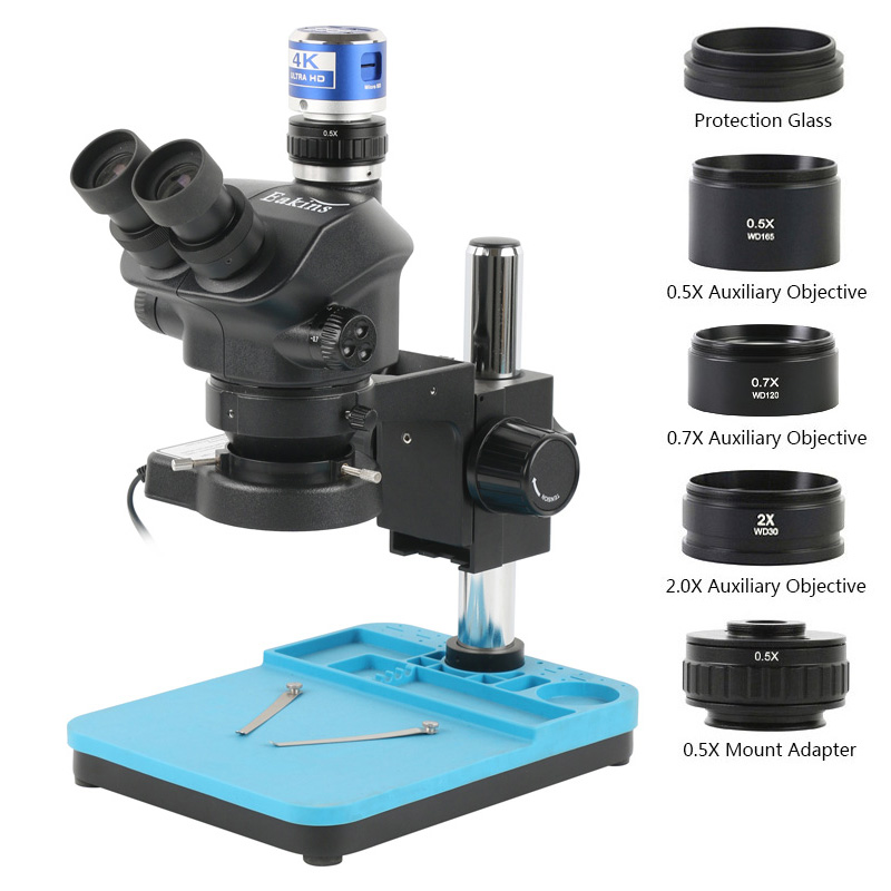1080P 48MP 2K 4K HDMI USB VGA  – Simul-Focal Industrial Microscope 4K Hdmi recenzja i cena