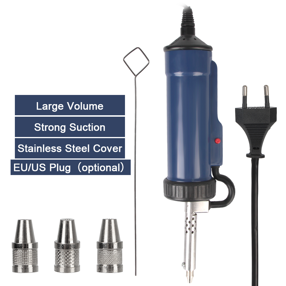 Przyssawka próżniowa z 3 dysza – Desoldering Pump Electric Vacuum Station recenzja i cena