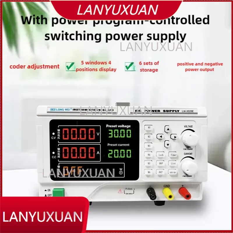 Zasilacz laboratoryjny DC Long – High Precision Dc Power Supply 30V 10A recenzja i cena