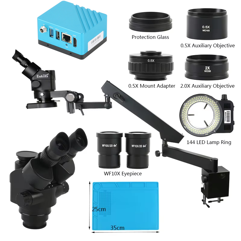 Mikroskop trójokularowy przemy – Simul-Focal Industrial Microscope 4K Hdmi recenzja i cena