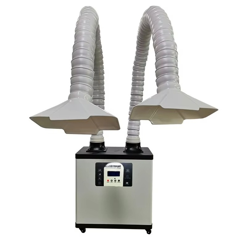 Przenośny, wysokowydajny odsys – Fume Extractor Soldering Dual Arm recenzja i cena