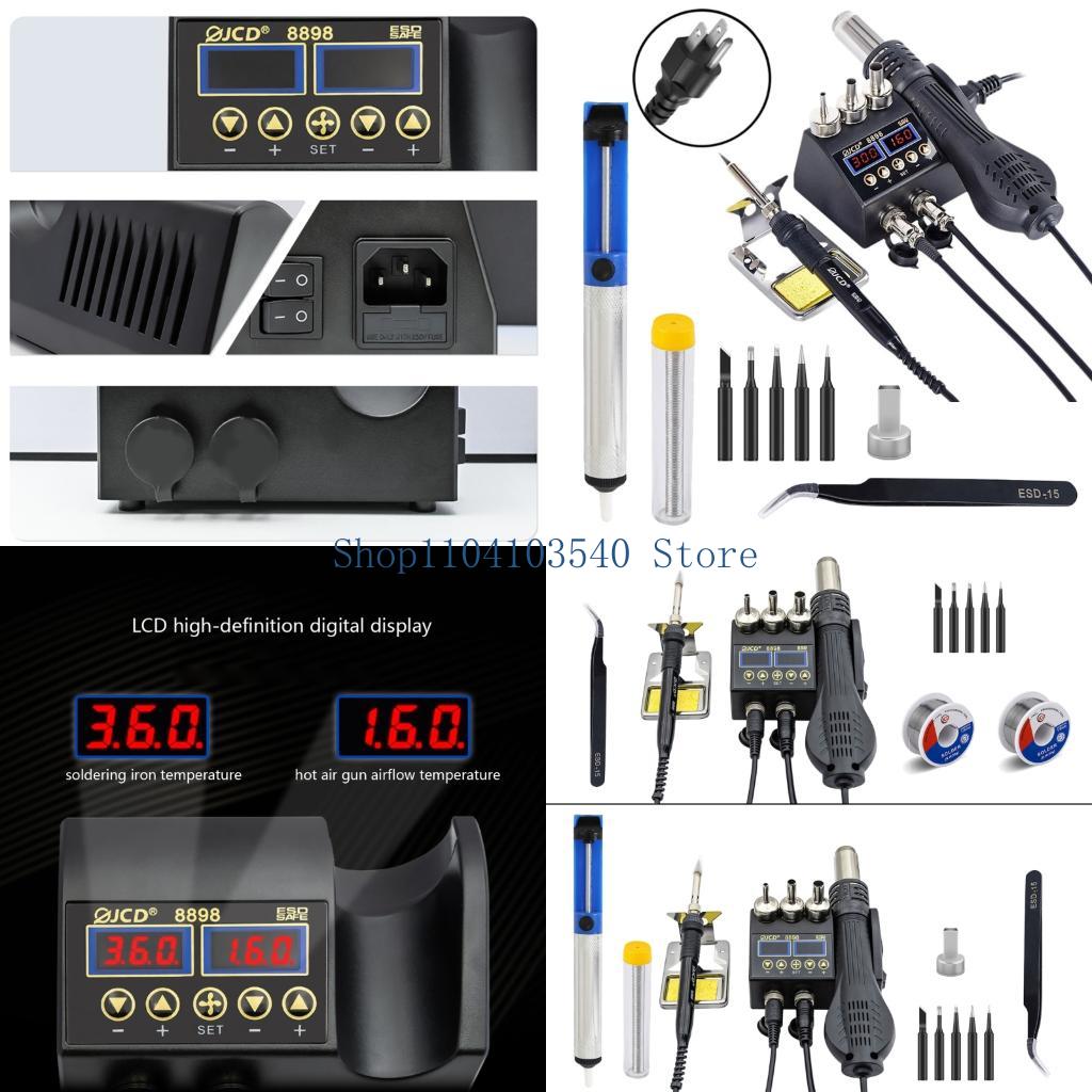 Stacja lutownicza 02DC 750 W 2 – 2 In 1 Soldering Rework Station 750W recenzja i cena