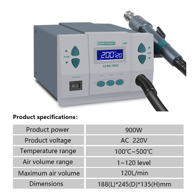 1000W220/110V 861DW HeatGun Be – Hot Air Rework Station 861Dw recenzja i cena