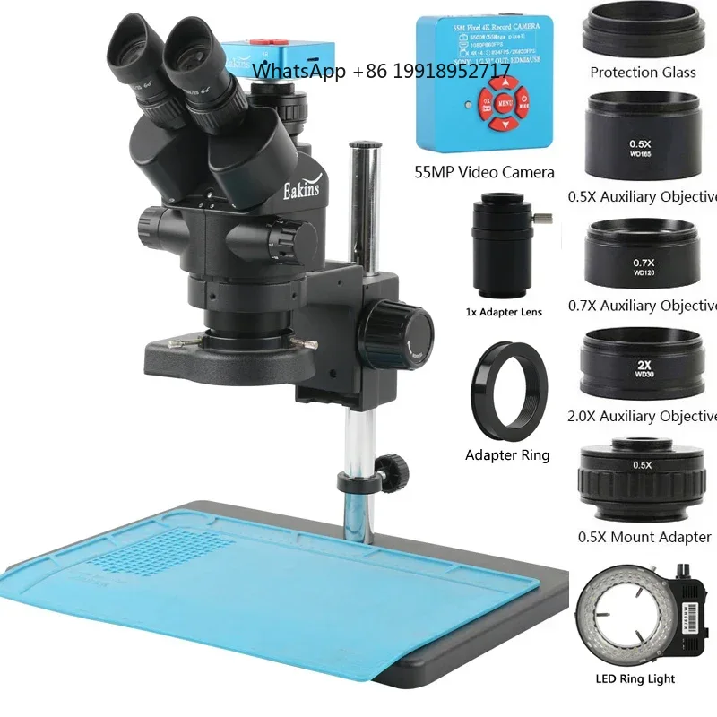 Zestaw mikroskopu stereoskopow – Simul-Focal Industrial Microscope 4K Hdmi recenzja i cena