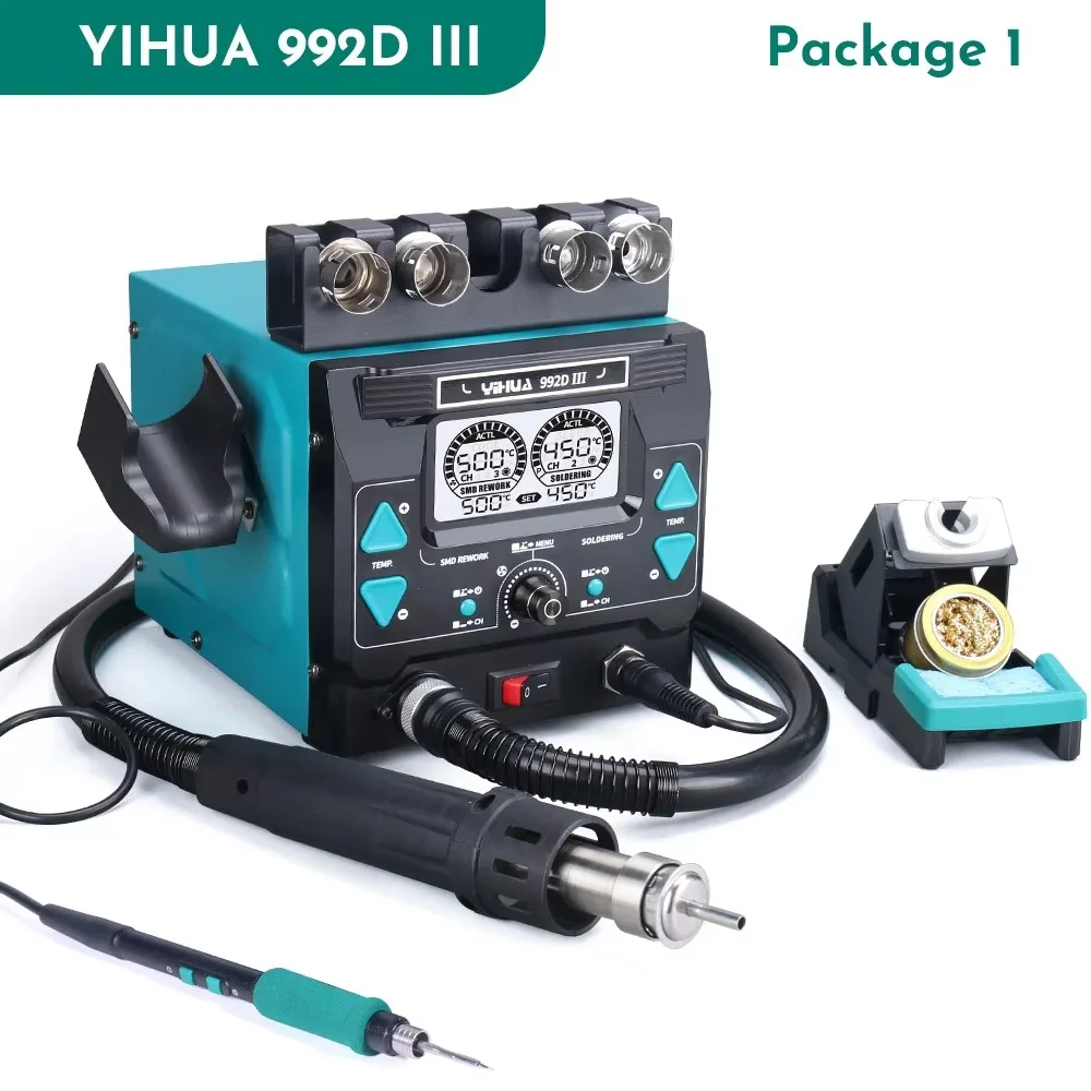 Zestaw lutowniczy YIHUA992D-II – C210 Precision Soldering Station recenzja i cena