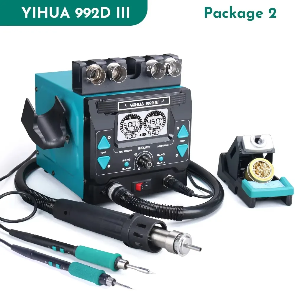 Zestaw lutowniczy YIHUA992D-II – C210 Precision Soldering Station recenzja i cena