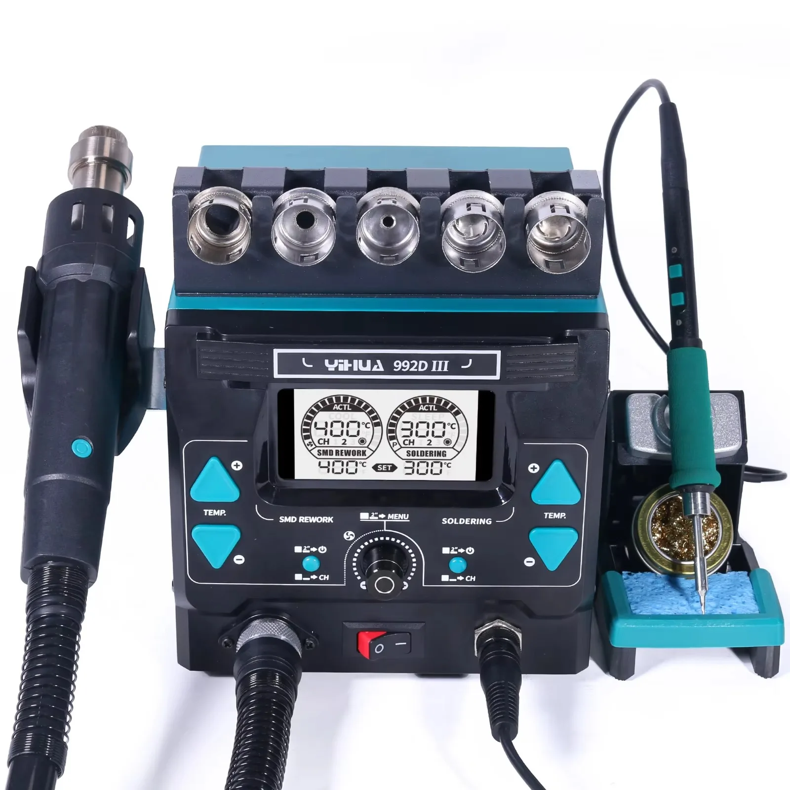 Zestaw lutowniczy YIHUA992D-II – C210 Precision Soldering Station recenzja i cena