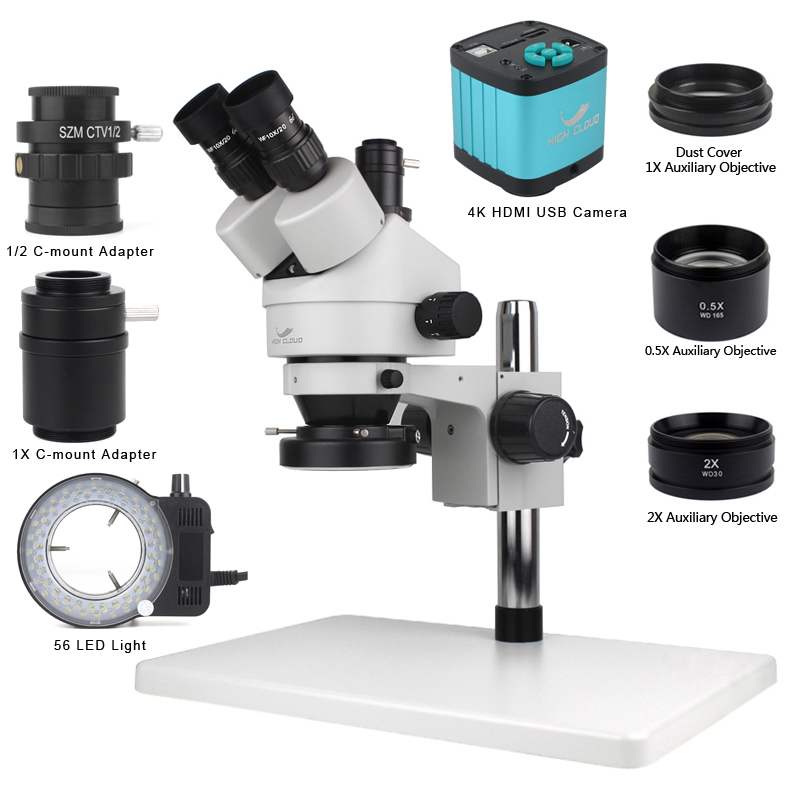 Telefon PCB Lutowanie Naprawa  – Simul-Focal Industrial Microscope 4K Hdmi recenzja i cena