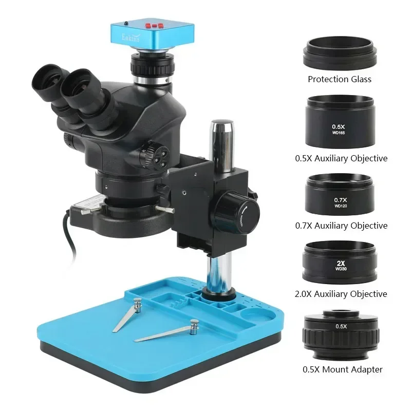 1080P 48MP 2K 4K HDMI USB VGA  – Simul-Focal Industrial Microscope 4K Hdmi recenzja i cena