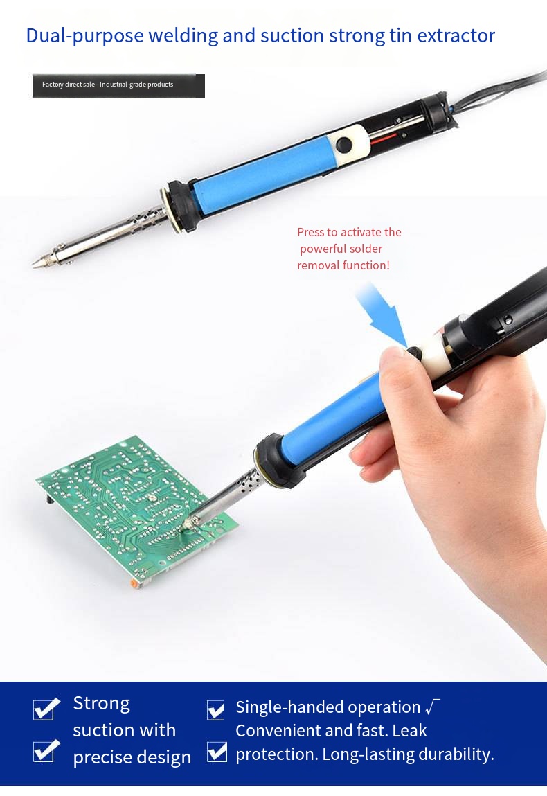 Elektryczny odkurzacz do cyny  – Desoldering Pump Electric Vacuum Station recenzja i cena