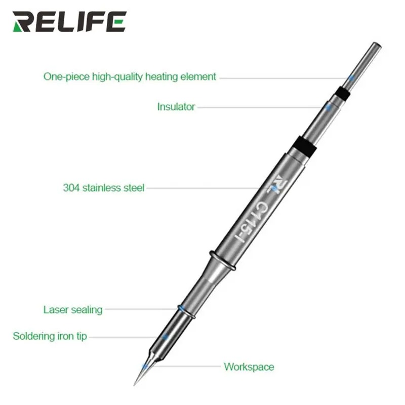 RELIFE C115-K/I/IS Nano-level  – C115 Nano Soldering Iron Station recenzja i cena