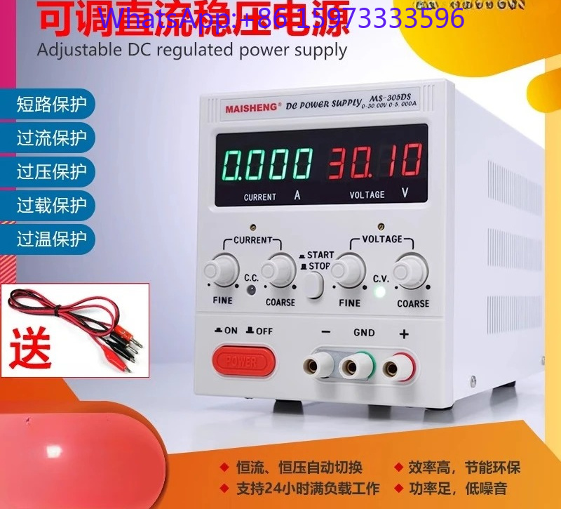 1 szt. Cyfrowy, regulowany zas – High Precision Dc Power Supply 30V 10A recenzja i cena