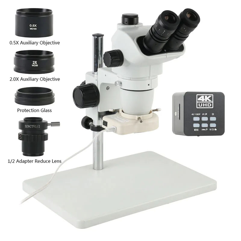 Mikroskop stereoskopowy trójok – Simul-Focal Industrial Microscope 4K Hdmi recenzja i cena